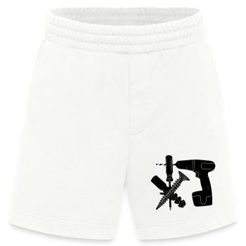 Schrauben- und Dübelbohrer - Heavyweight Shorts - made by SPREAD  - OFF WHITE - Vorne
