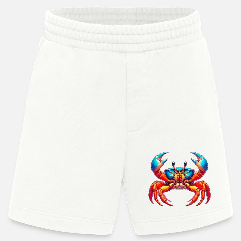 Crab - Heavyweight Shorts - made by SPREAD  - OFF WHITE