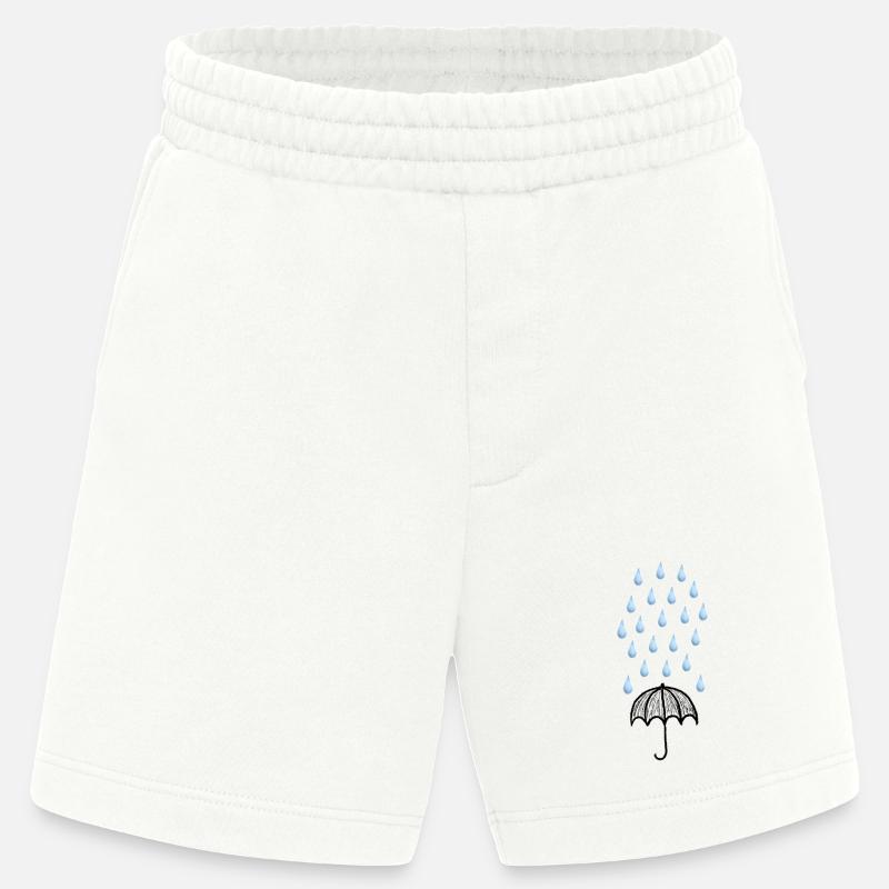 umbrella - Heavyweight Shorts - made by SPREAD  - OFF WHITE