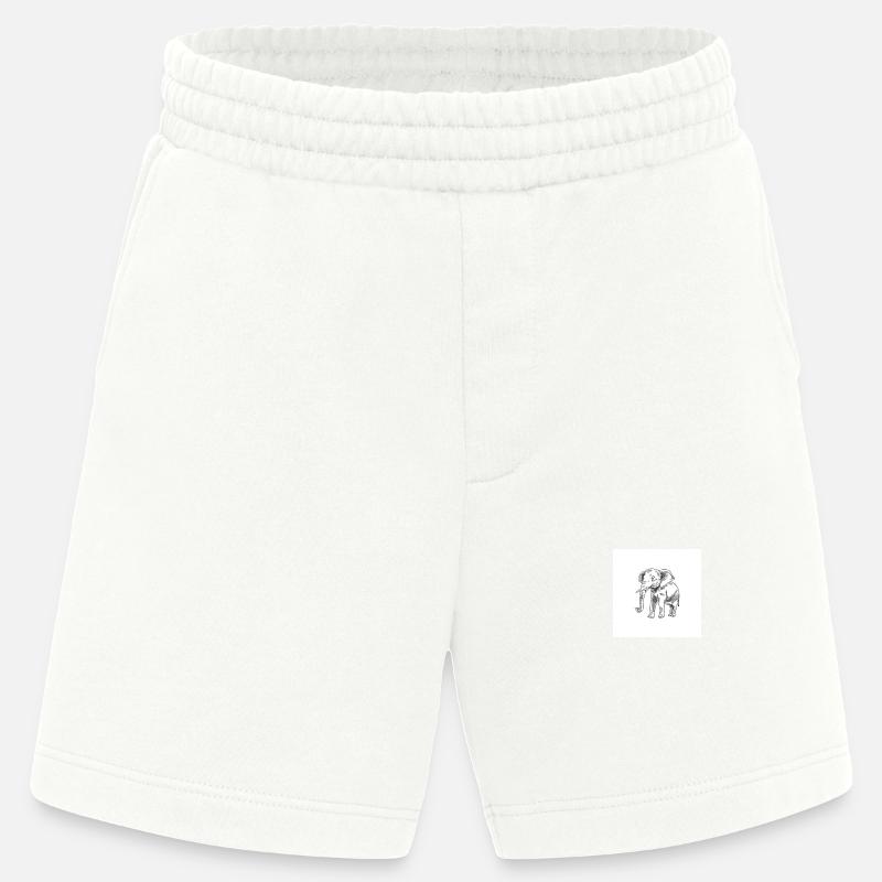 Elefant 1 - Heavyweight Shorts - made by SPREAD  - OFF WHITE