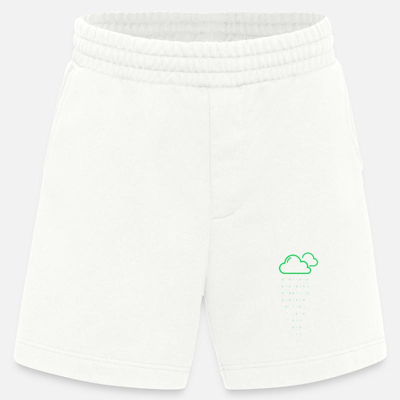 Cloud rain code - Heavyweight Shorts - made by SPREAD  - OFF WHITE