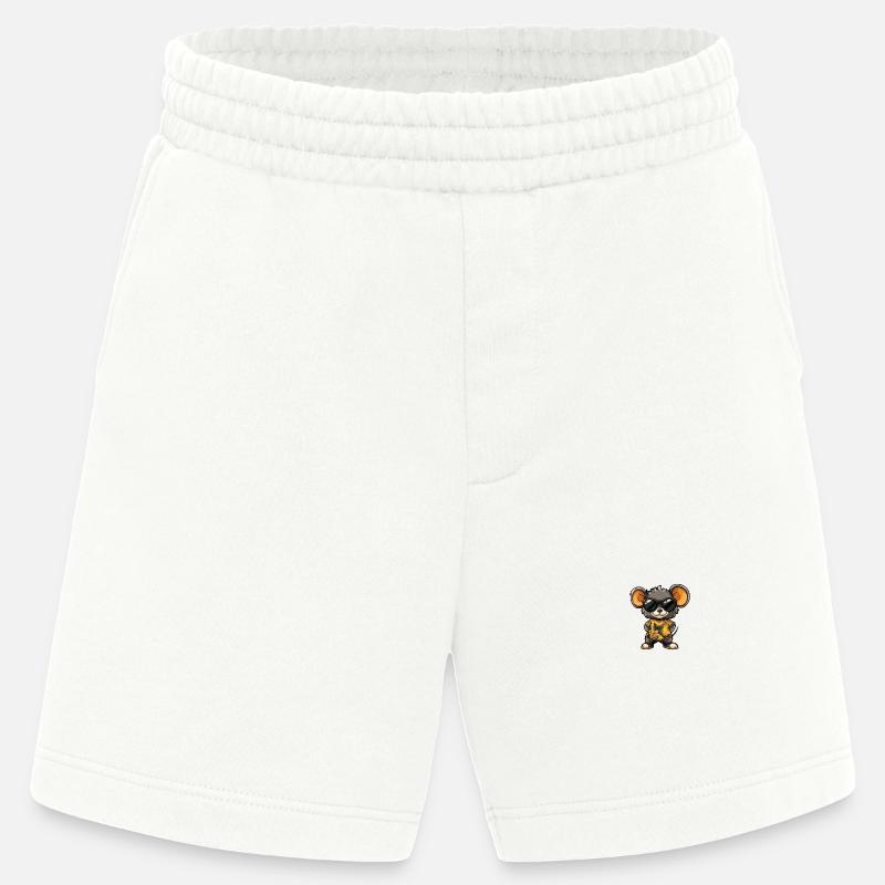 Mouse Comic Cool Summer - Heavyweight Shorts - made by SPREAD  - OFF WHITE