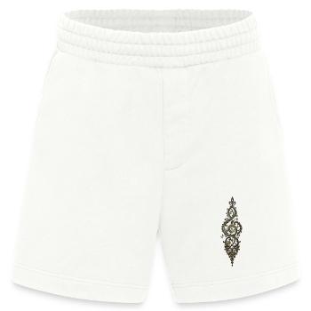 Verzierter Violinschlüssel - Heavyweight Shorts - made by SPREAD  - OFF WHITE - Vorne