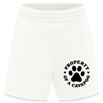 Eigentum eines Cavapoo - Heavyweight Shorts - made by SPREAD  - OFF WHITE - Vorne