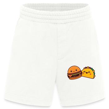 burger and Döner - Heavyweight Shorts - made by SPREAD  - OFF WHITE - Vorne
