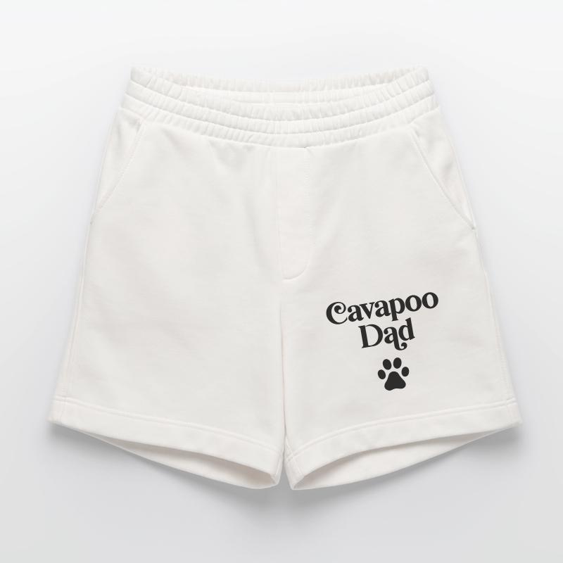 Cavapoo Dad Heavyweight Shorts - made by SPREAD 