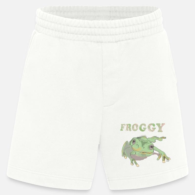 Froggie - Short bio épais fabriqué en UE - OFF WHITE