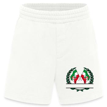 Fahnen Nordrhein-Westfalen Lorbeerkranz-Banner - Heavyweight Shorts - made by SPREAD  - OFF WHITE - Vorne