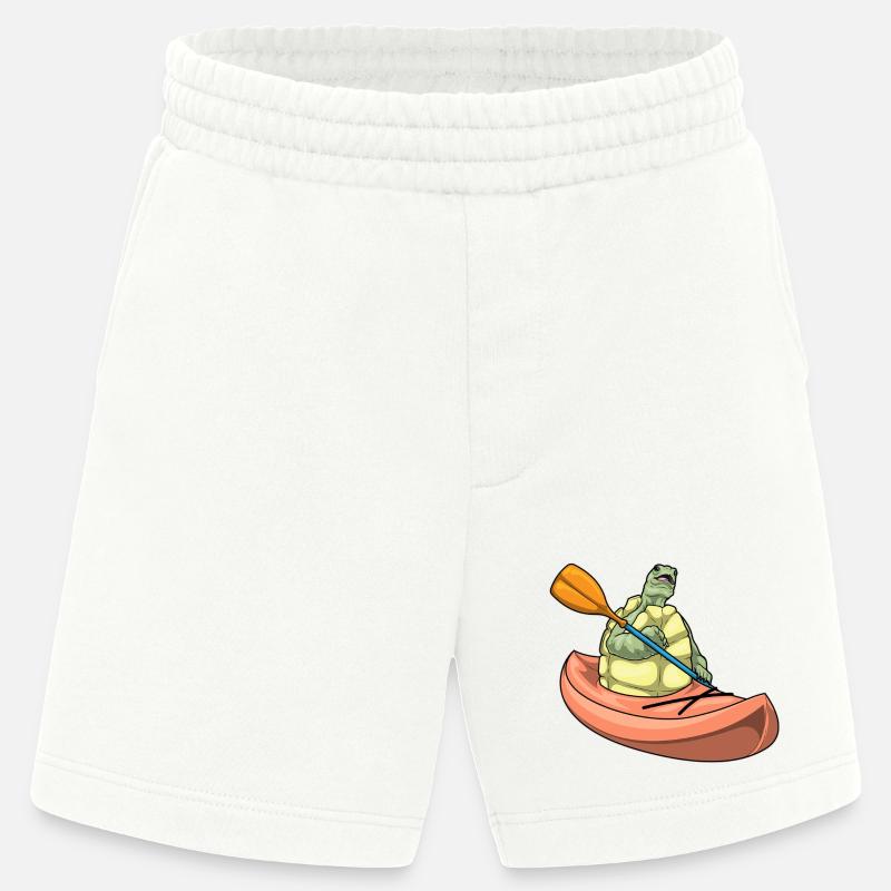 Turtle Kayak - Heavyweight Shorts - made by SPREAD  - OFF WHITE