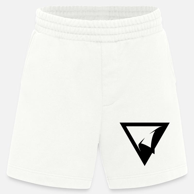 TRIANGLE PATCH - Heavyweight Shorts - made by SPREAD  - OFF WHITE