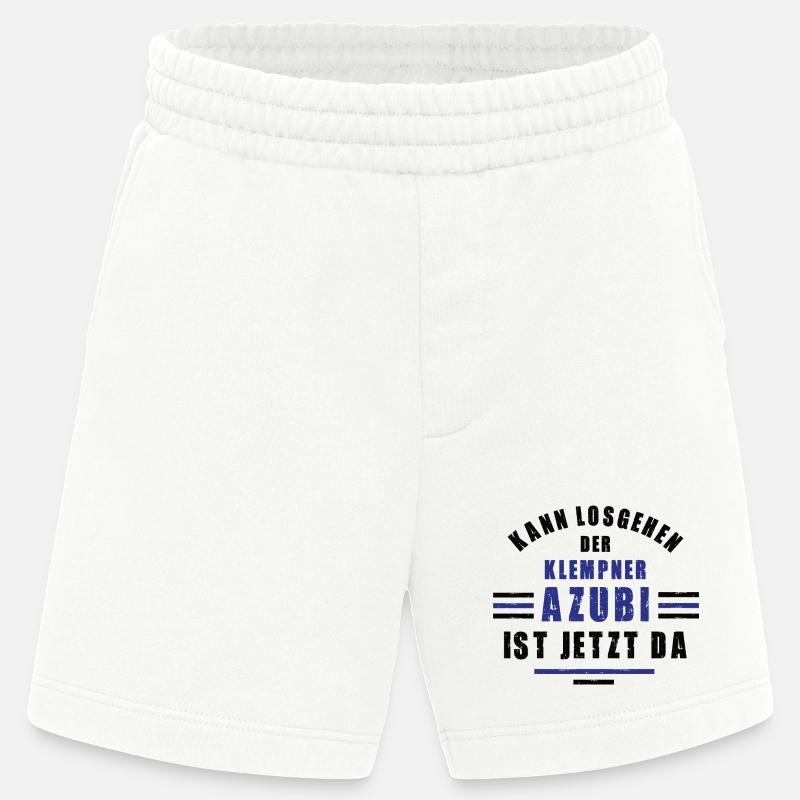Trainee Plumber Apprenticeship Training Plumber Training - Heavyweight Shorts - made by SPREAD - OFF WHITE