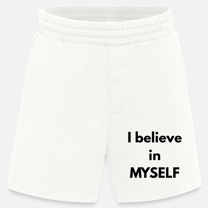 Ich glaube an MICH SELBST - Heavyweight Shorts - made by SPREAD  - OFF WHITE