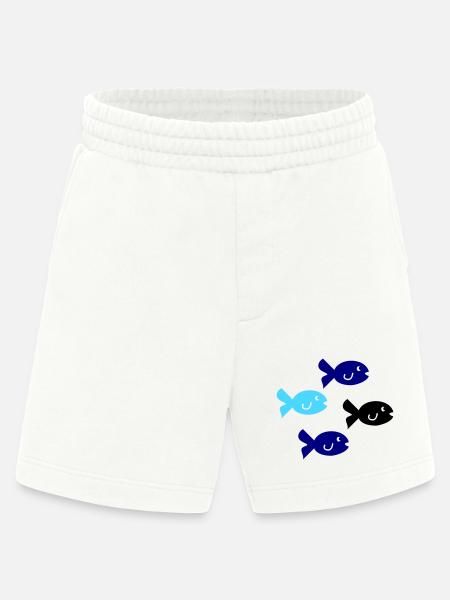 Pisces Silhouette - Heavyweight Shorts - made by SPREAD  - OFF WHITE