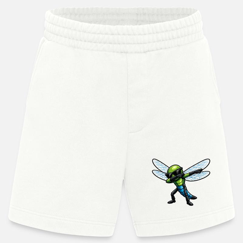 Dab de la Libellule - Short bio épais fabriqué en UE - OFF WHITE