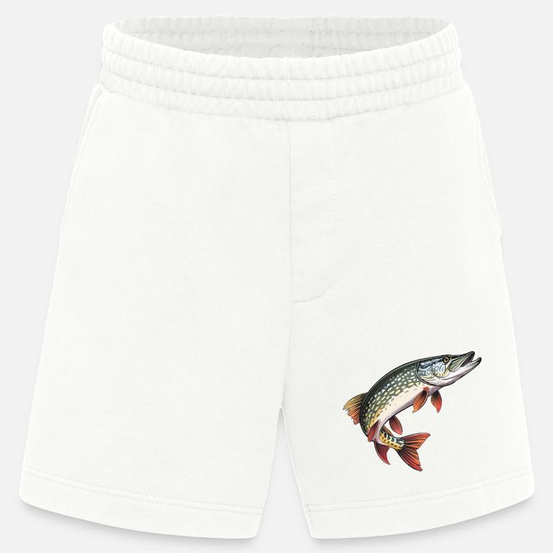 Springender Hecht - Heavyweight Shorts - made by SPREAD  - OFF WHITE