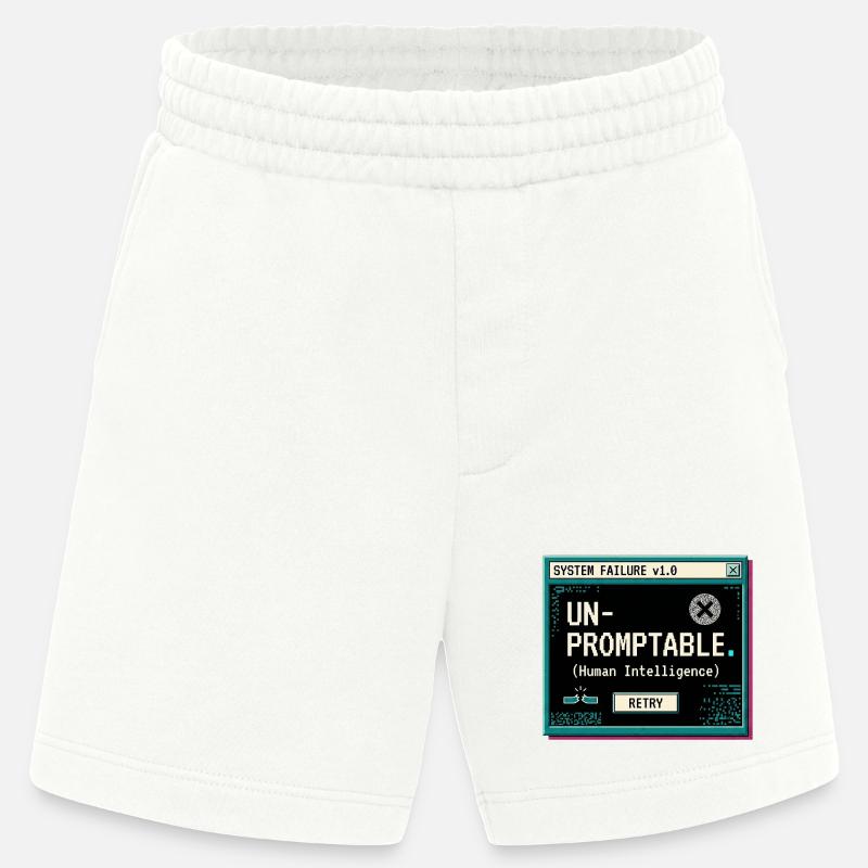 Impossible à envisager - Short bio épais fabriqué en UE - OFF WHITE