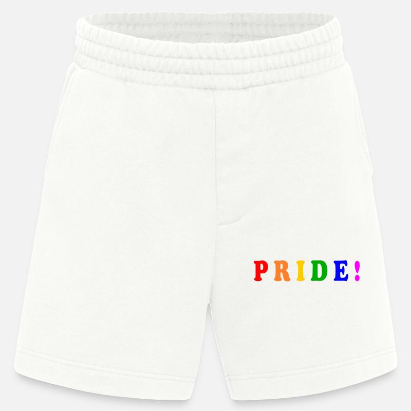 Pride - Short bio épais fabriqué en UE - OFF WHITE