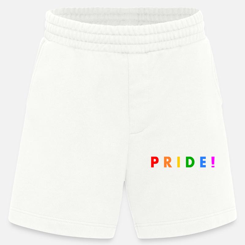 Pride - Short bio épais fabriqué en UE - OFF WHITE