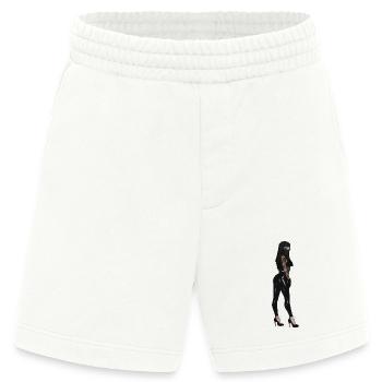 Noir Latex Femme Fatale - Heavyweight Shorts - made by SPREAD  - OFF WHITE - Vorne