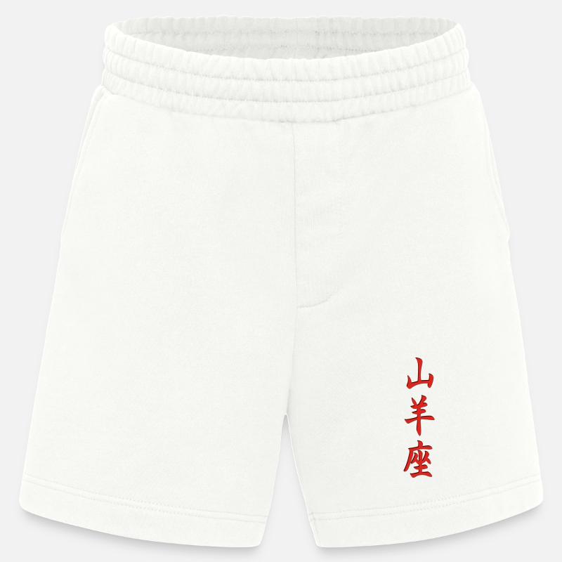 Sternzeichen Steinbock 3d - Heavyweight Shorts - made by SPREAD  - OFF WHITE