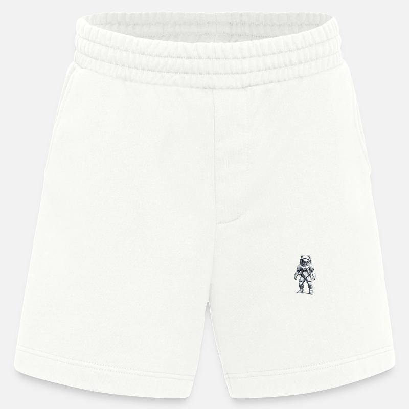 Astronaut - Beruf Design Sticker - Heavyweight Shorts - made by SPREAD  - OFF WHITE