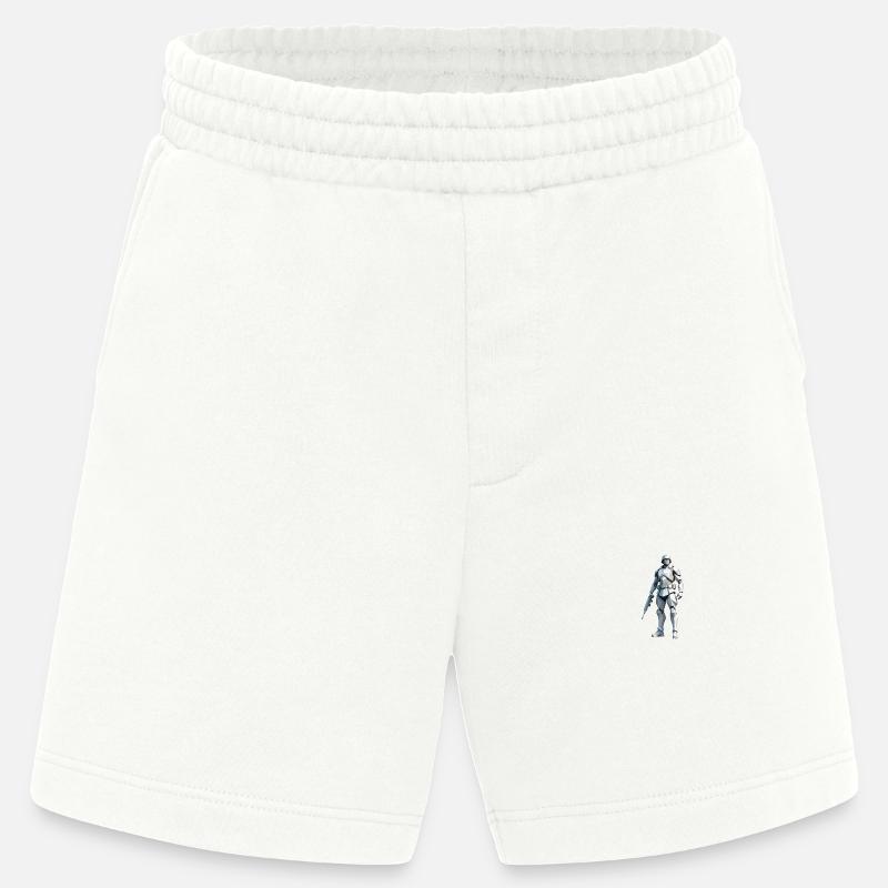 Soldat - Low Poly Army Design - Heavyweight Shorts - made by SPREAD - OFF WHITE