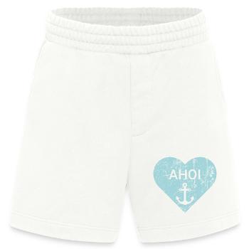 Maritimes Herz - Heavyweight Shorts - made by SPREAD  - OFF WHITE - Vorne