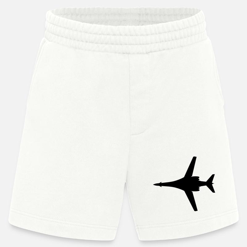 B-1B - Heavyweight Shorts - made by SPREAD  - OFF WHITE