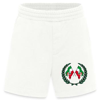 Fahnen Nordrhein-Westfalen Lorbeerkranz - Heavyweight Shorts - made by SPREAD  - OFF WHITE - Vorne