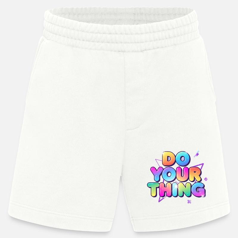 Mach Dein Ding Farbexplosion - Heavyweight Shorts - made by SPREAD  - OFF WHITE