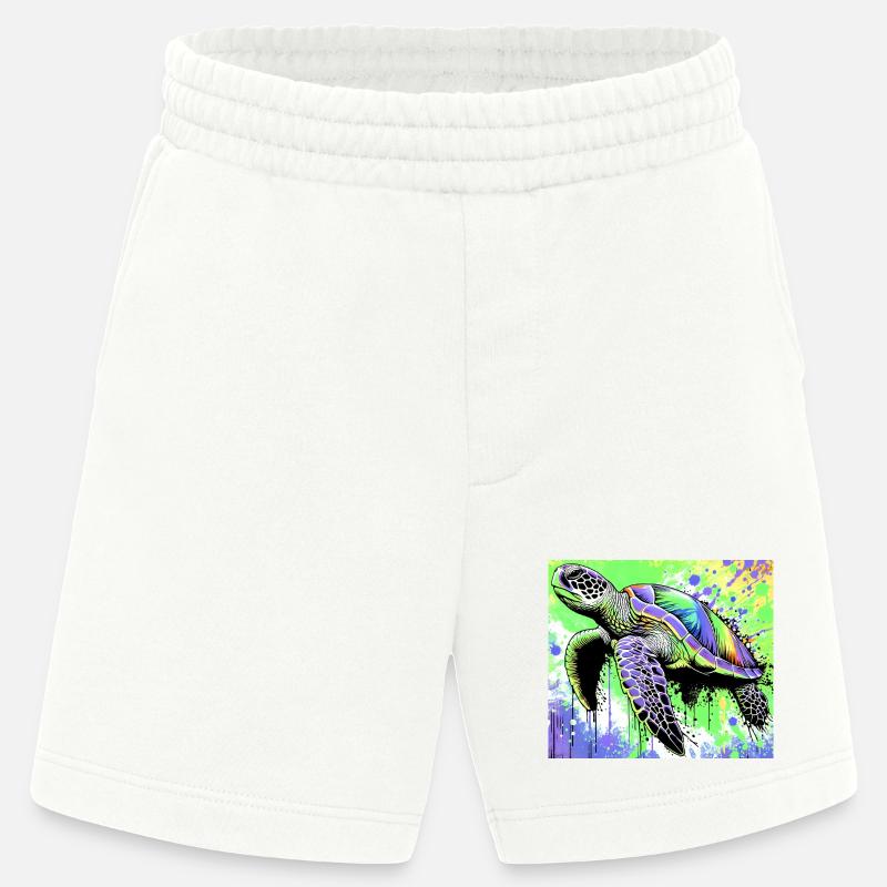 turtle - Heavyweight Shorts - made by SPREAD - OFF WHITE