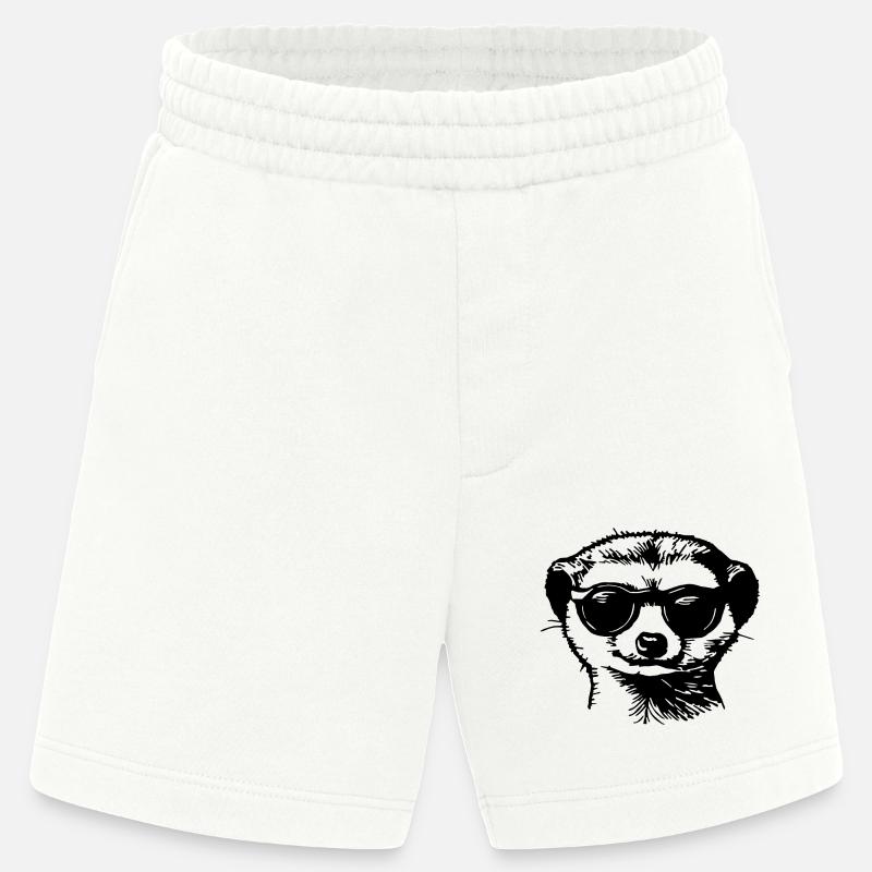 Erdmännchen - Heavyweight Shorts - made by SPREAD  - OFF WHITE