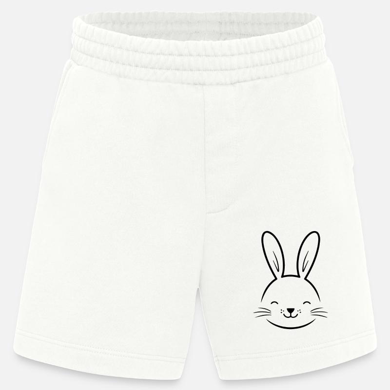 Rabbit Rabbit - Heavyweight Shorts - made by SPREAD  - OFF WHITE