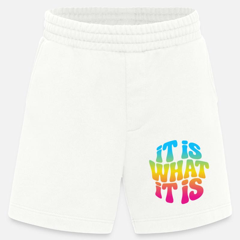 C’est ce que c’est - Short bio épais fabriqué en UE - OFF WHITE