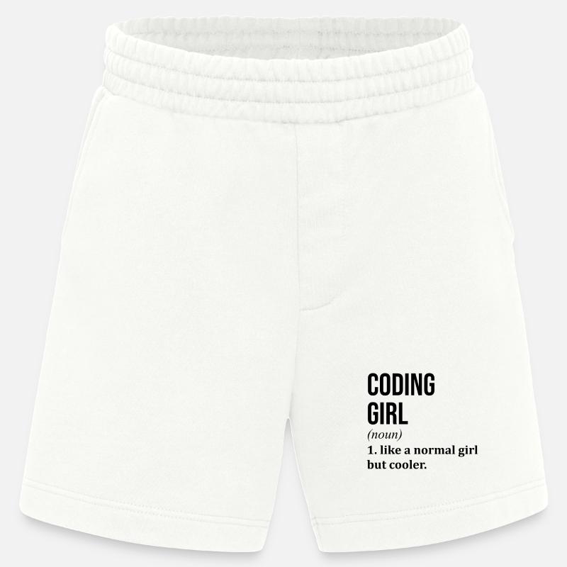 Coding - Heavyweight Shorts - made by SPREAD  - OFF WHITE