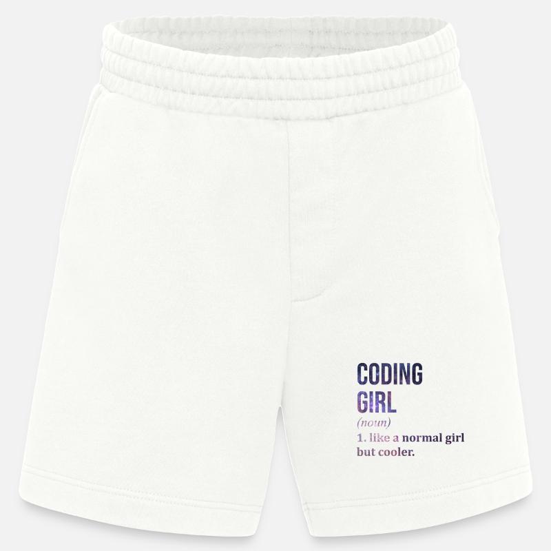 Coding - Heavyweight Shorts - made by SPREAD  - OFF WHITE