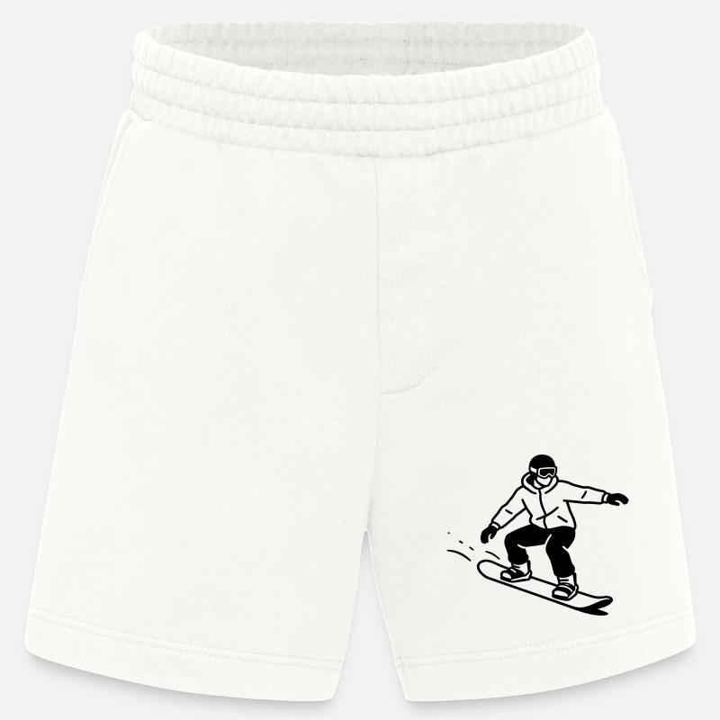 Sandboard - Short bio épais fabriqué en UE - OFF WHITE