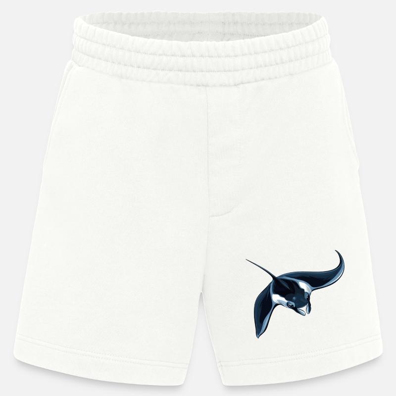 Rochen Mantarochen - Heavyweight Shorts - made by SPREAD - OFF WHITE