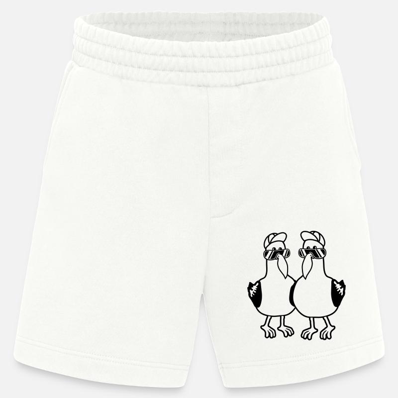 Freunde 2 Möwen Team - Heavyweight Shorts - made by SPREAD  - OFF WHITE