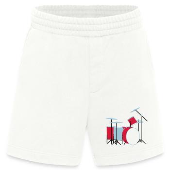 coloured_drums - Heavyweight Shorts - made by SPREAD  - OFF WHITE - Vorne