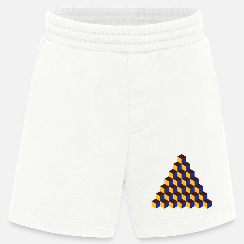 Modèle (7) - Short bio épais fabriqué en UE - OFF WHITE