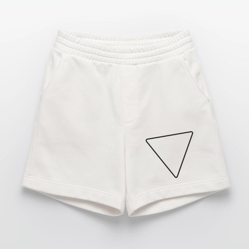 Triangle with rounded corners as a warning sign Heavyweight Shorts - made by SPREAD 