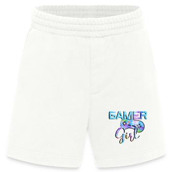 Gamer Girl Controller Controller - Heavyweight Shorts - made by SPREAD  - OFF WHITE - Vorne