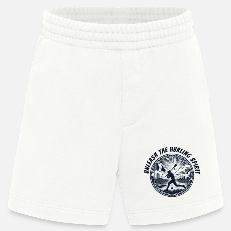 Entfesseln Sie den Hurling-Geist - Heavyweight Shorts - made by SPREAD  - OFF WHITE