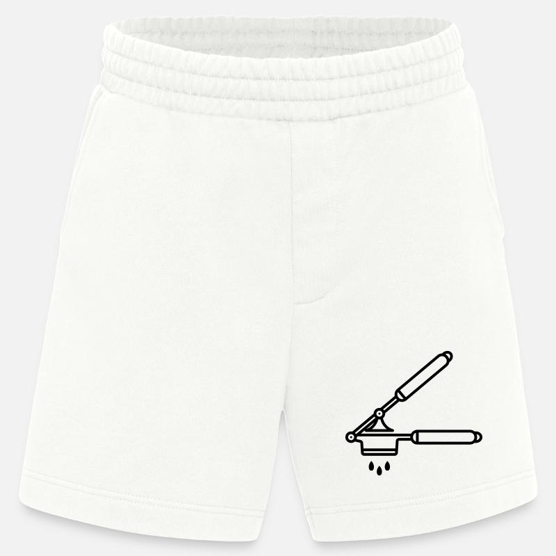 Knoblauch Presse oder Spätzle Presse - Heavyweight Shorts - made by SPREAD  - OFF WHITE
