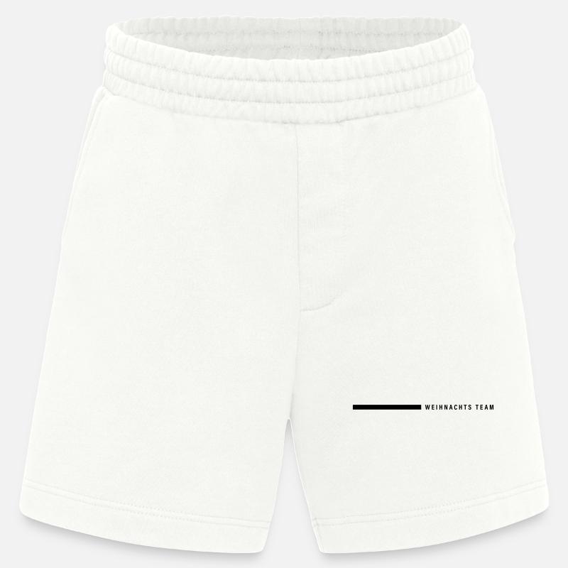 Ligne d’équipe de Noël - Short bio épais fabriqué en UE - OFF WHITE