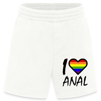 I love - Heavyweight Shorts - made by SPREAD  - OFF WHITE - Vorne