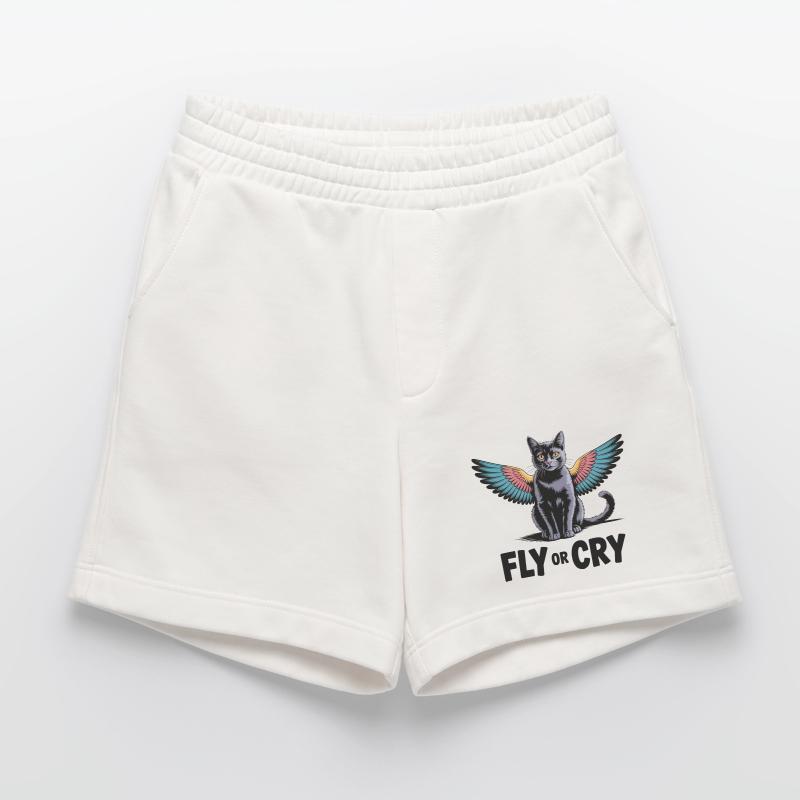Fliege oder rufe Katze Heavyweight Shorts - made by SPREAD 
