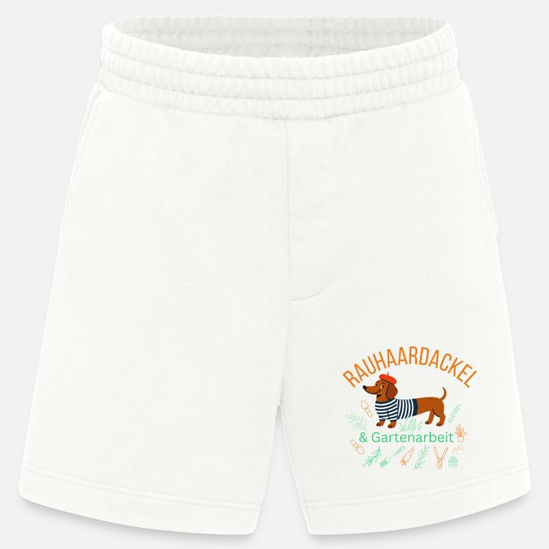 Gipfeli Tester aus Leidenschaft - Schweizer Frühst - Heavyweight Shorts - made by SPREAD  - OFF WHITE