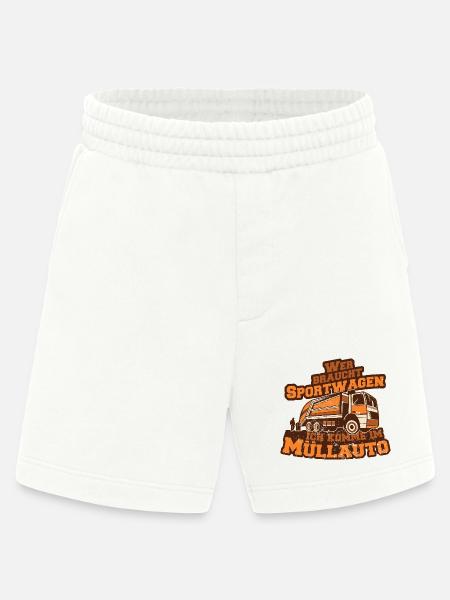 Müllauto Spruch - Heavyweight Shorts - made by SPREAD - OFF WHITE